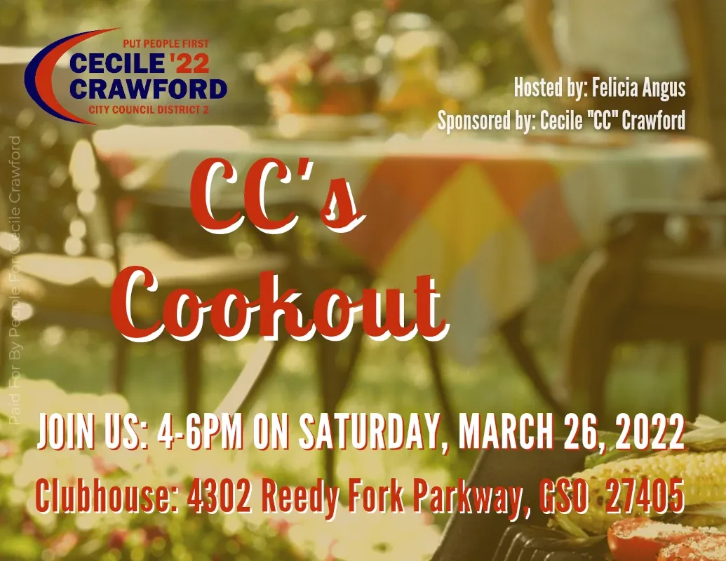 Invitation to CC's Cookout